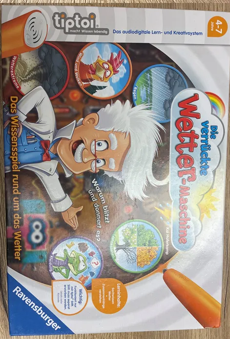 Spiel tiptoi Die verückte Wetter-Maschine Das Wissensspiel rund um das Wetter neuwertig